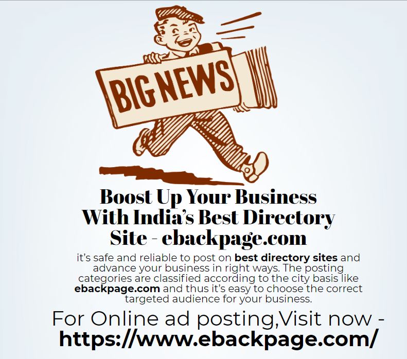 India’s Best Directory Site - ebackpage.com