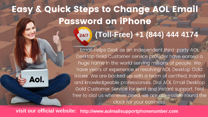 AOL Email Password Change on iPhone