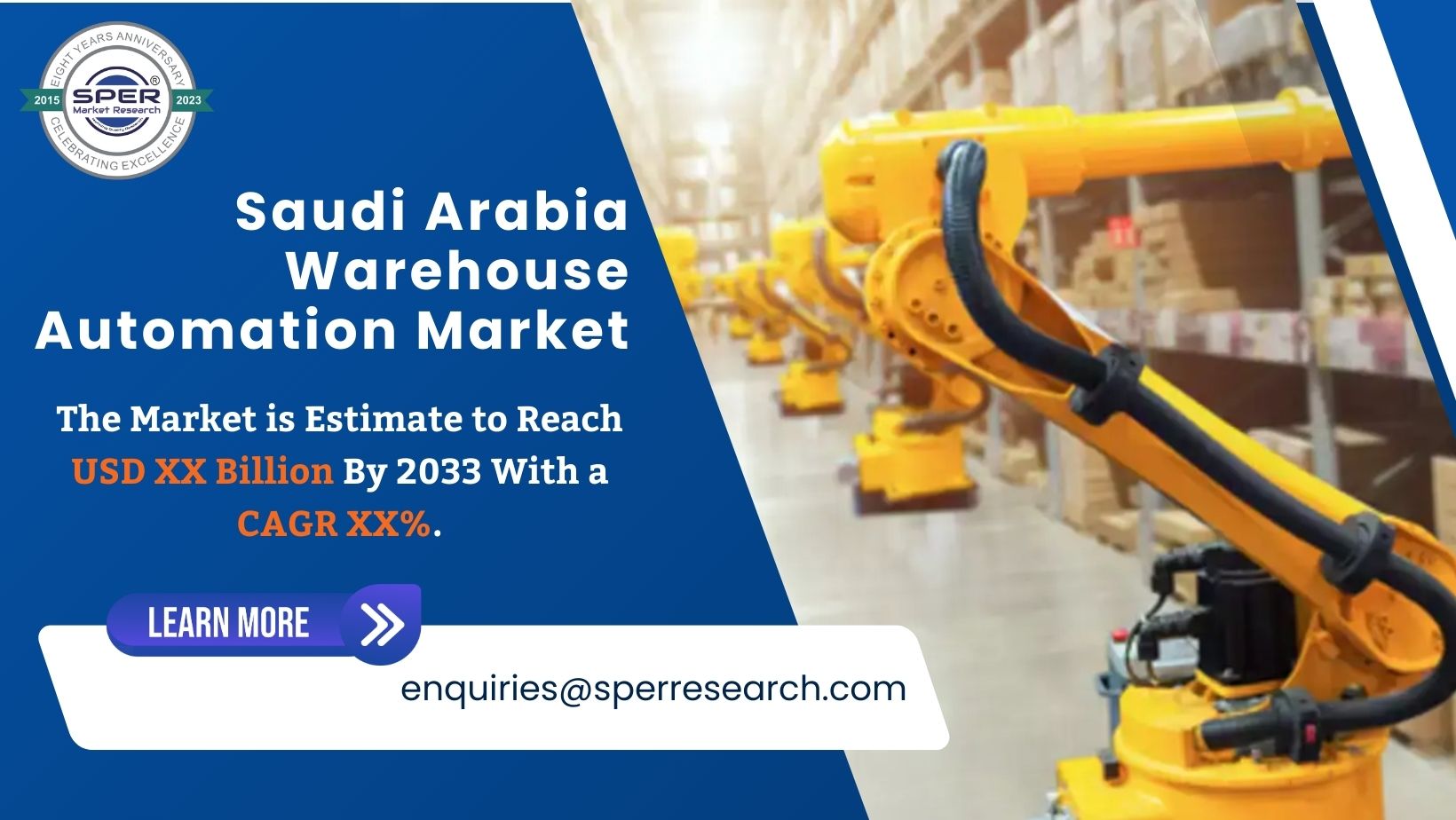 Saudi Arabia Warehouse Automation Market Share, Size, Technologies, Growth Strategy, Challenges and Future Competition Till 2033: SPER Market Research