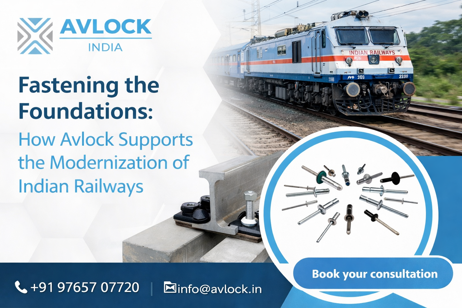Fastening the Foundations: How Avlock Supports the Modernization of Indian Railways