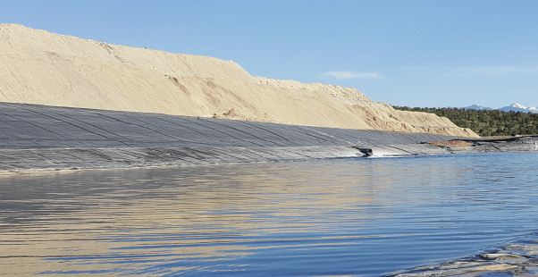 Double Lined Pond Leak
