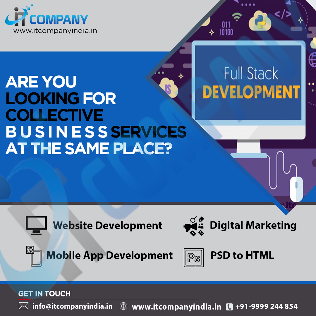 For Web Application Development Services Contact IT Company India