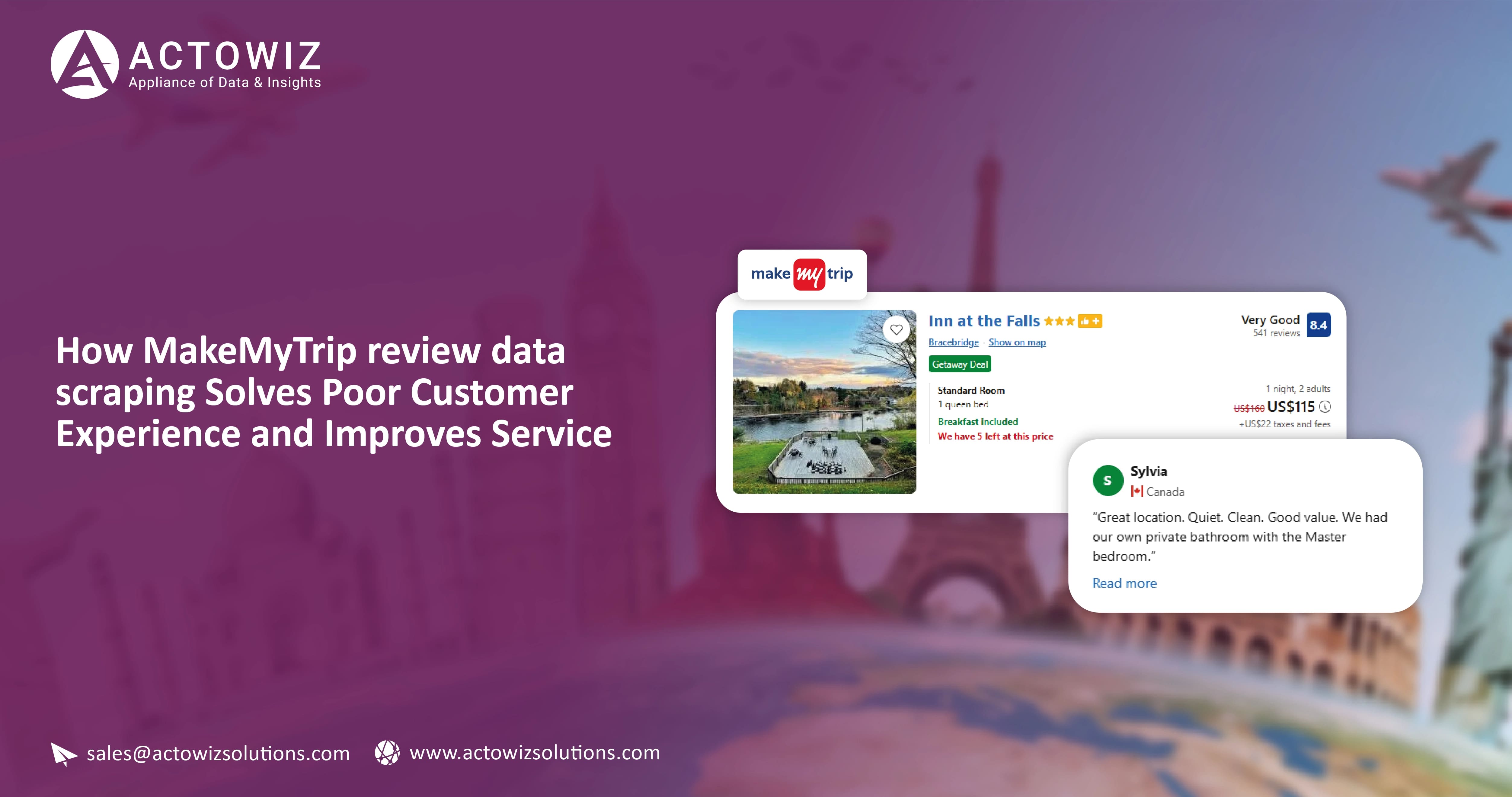 MakeMyTrip Review Data Scraping to Improve Service Quality