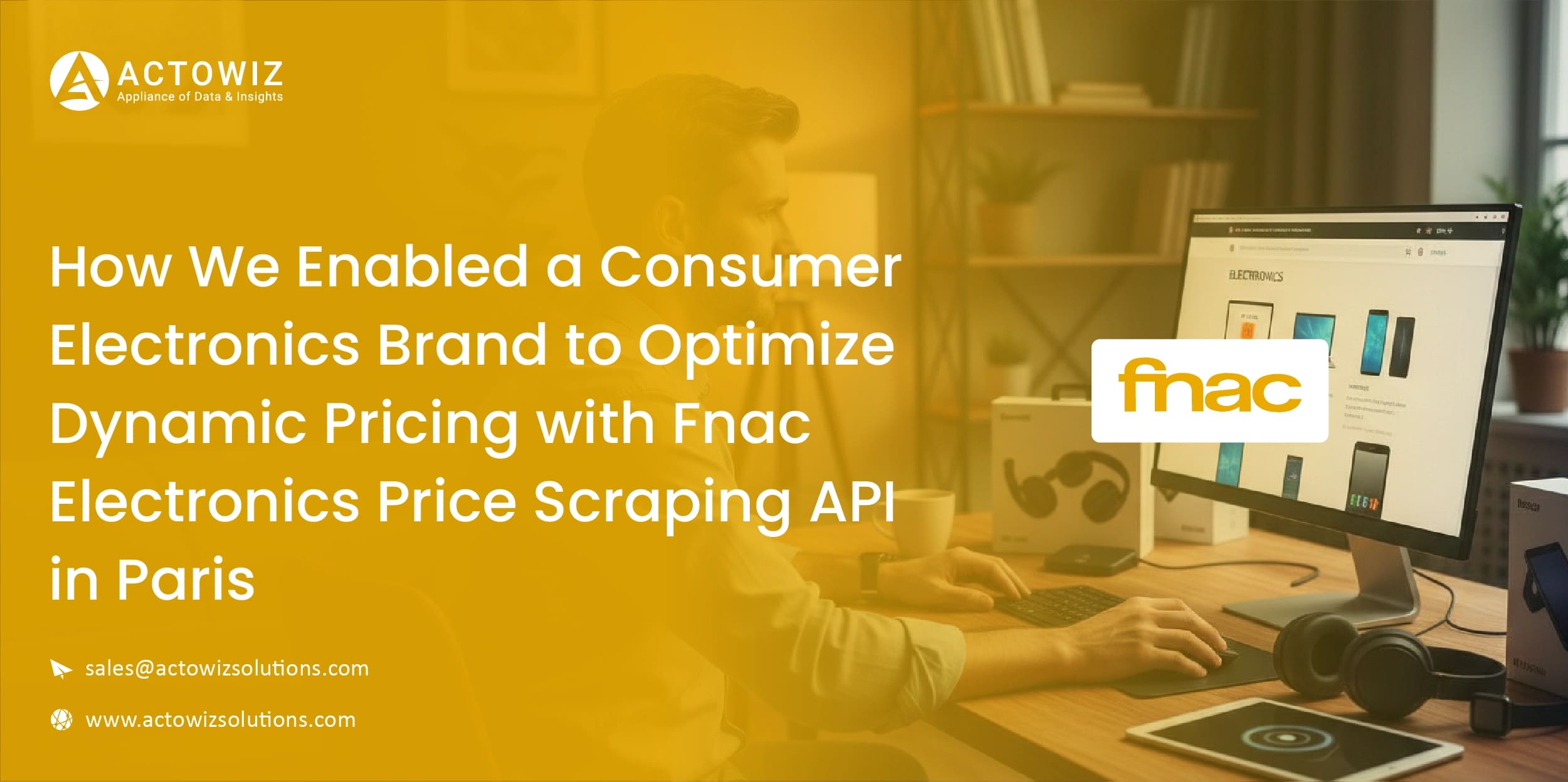 Fnac Electronics Price Scraping API in Paris