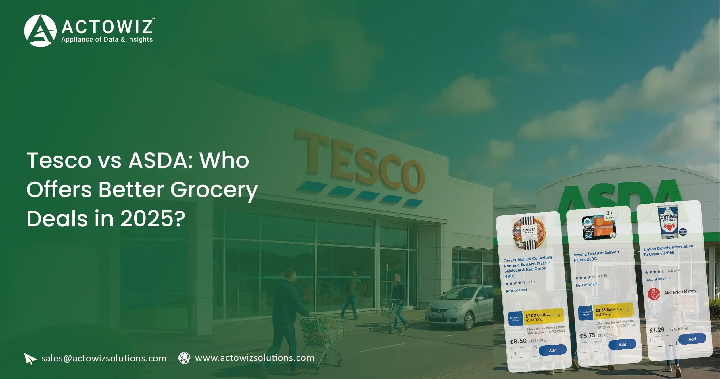 Tesco vs ASDA 2025 – Grocery Deals & Retail Data Insights | Actowiz Solutions