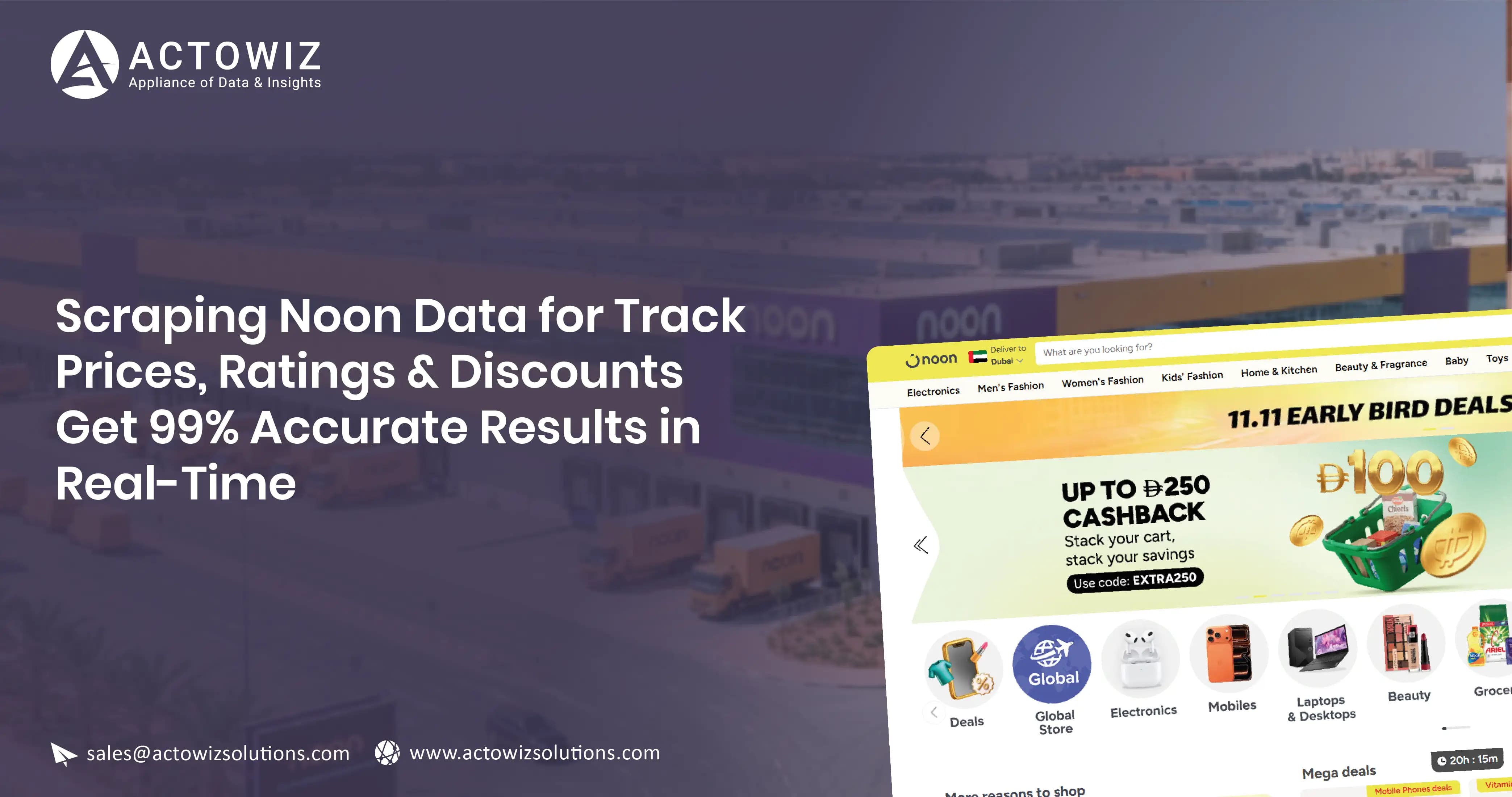 Scraping Noon Data for Track Prices, Ratings & Discounts