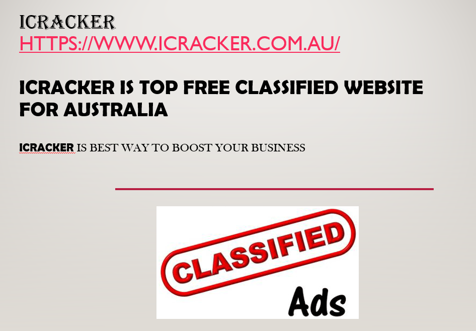 Increase your business possibilities and reach with best classified site Icracker
