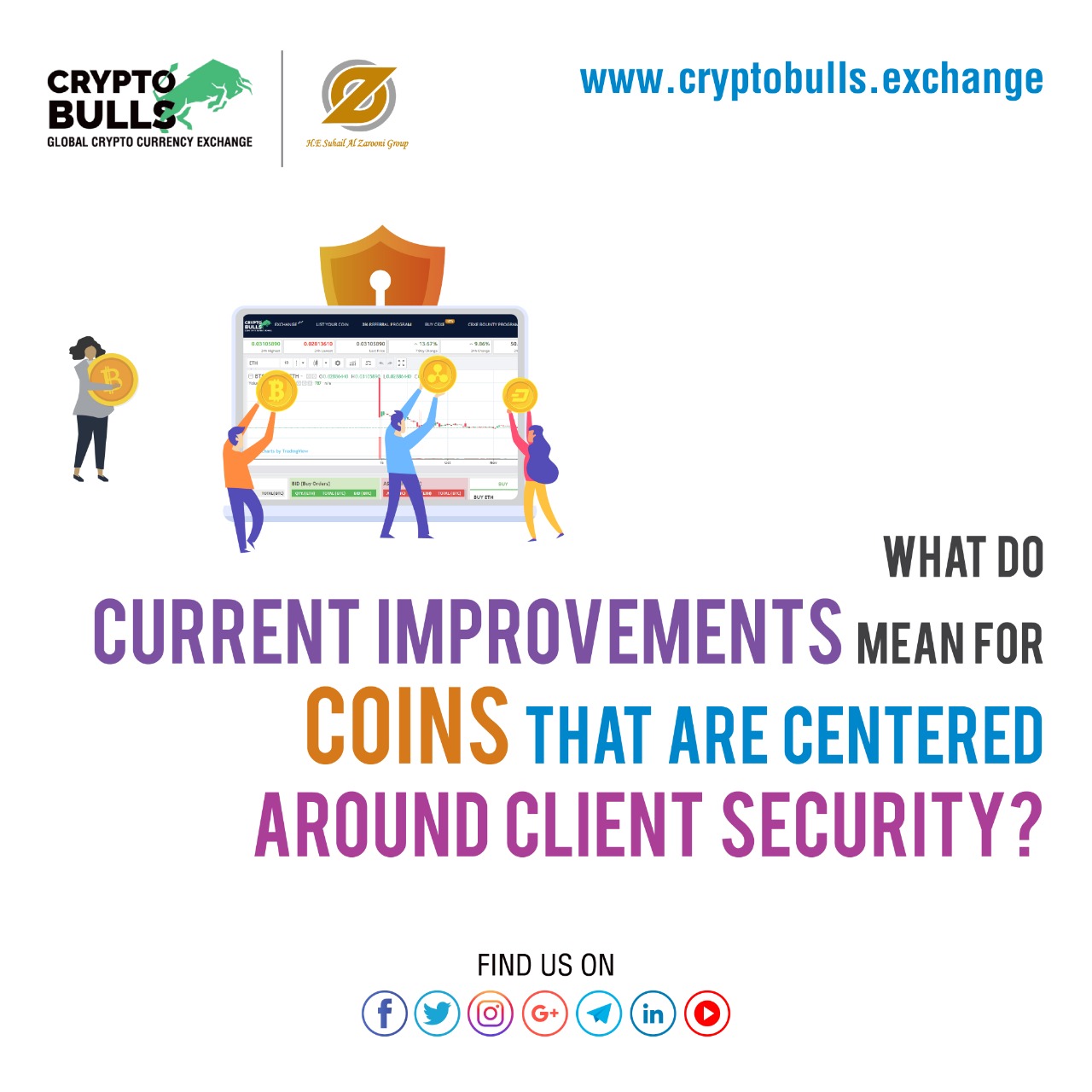 What do current improvements mean for coins that are centered around client security?