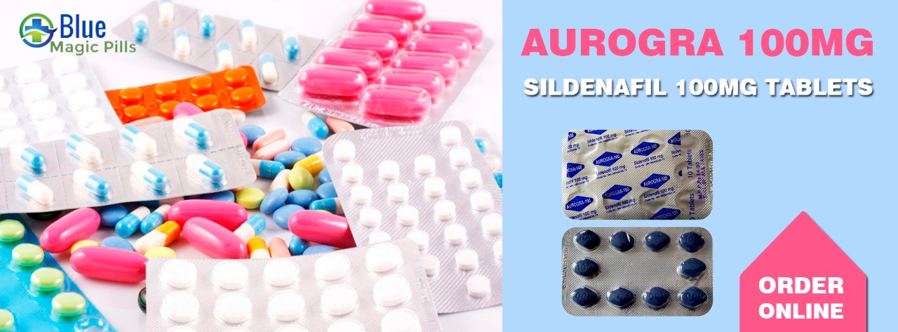 Sildenafil Citrate 100mg I Aurogra 100mg