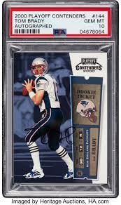 TOM BRADY'S ROOKIE CARD SOLD