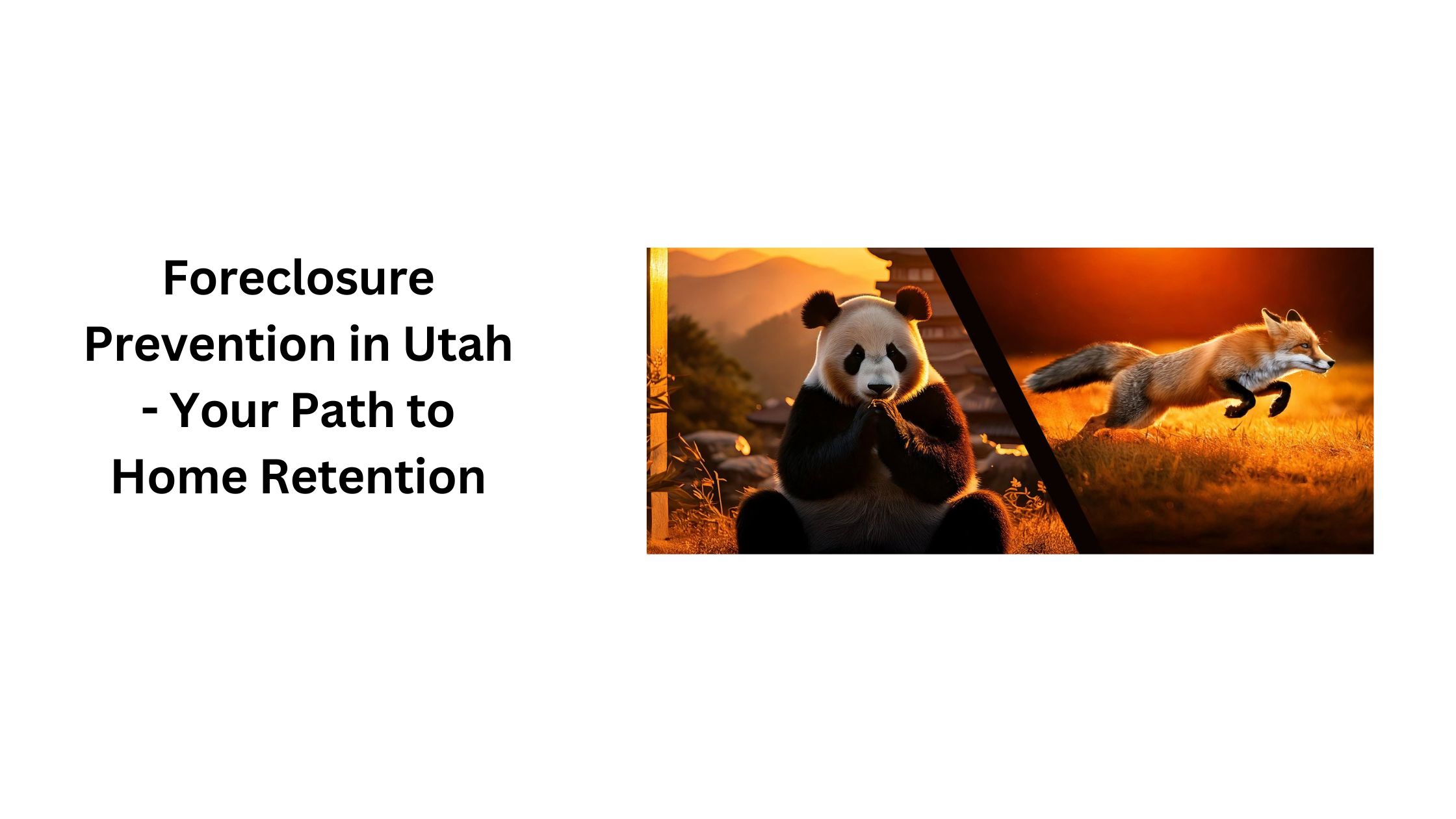 Foreclosure Prevention in Utah - Your Path to Home Retention