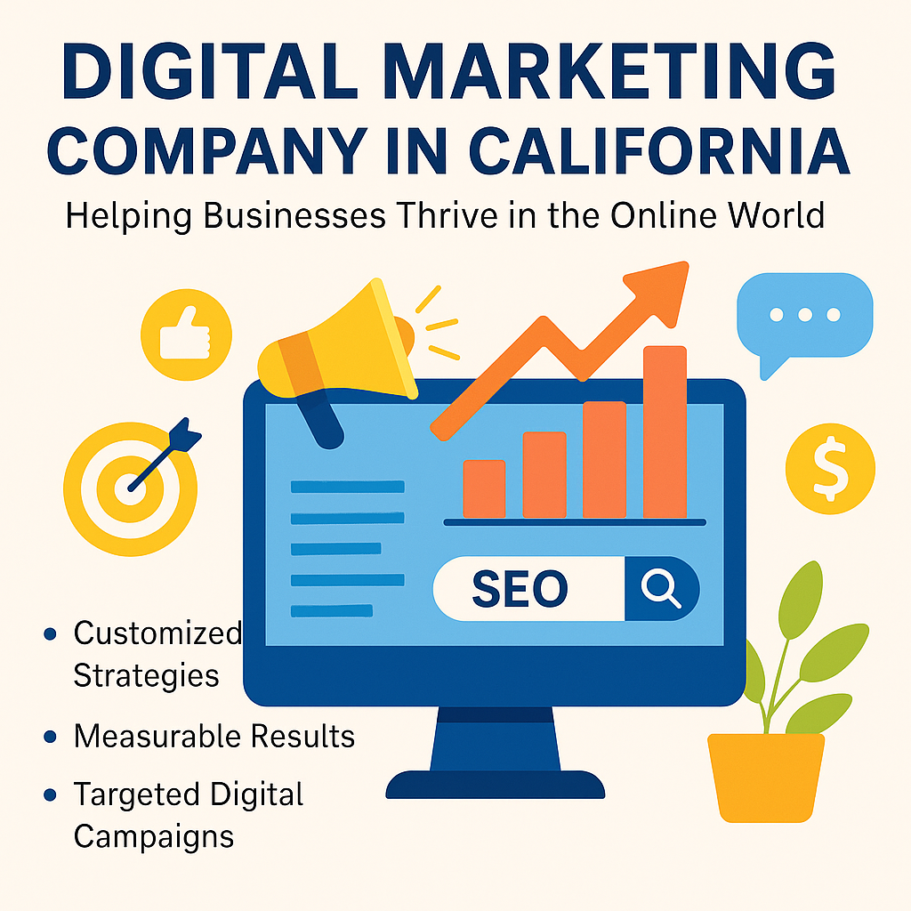 Digital Marketing Company in California: Helping Businesses Thrive in the Online World