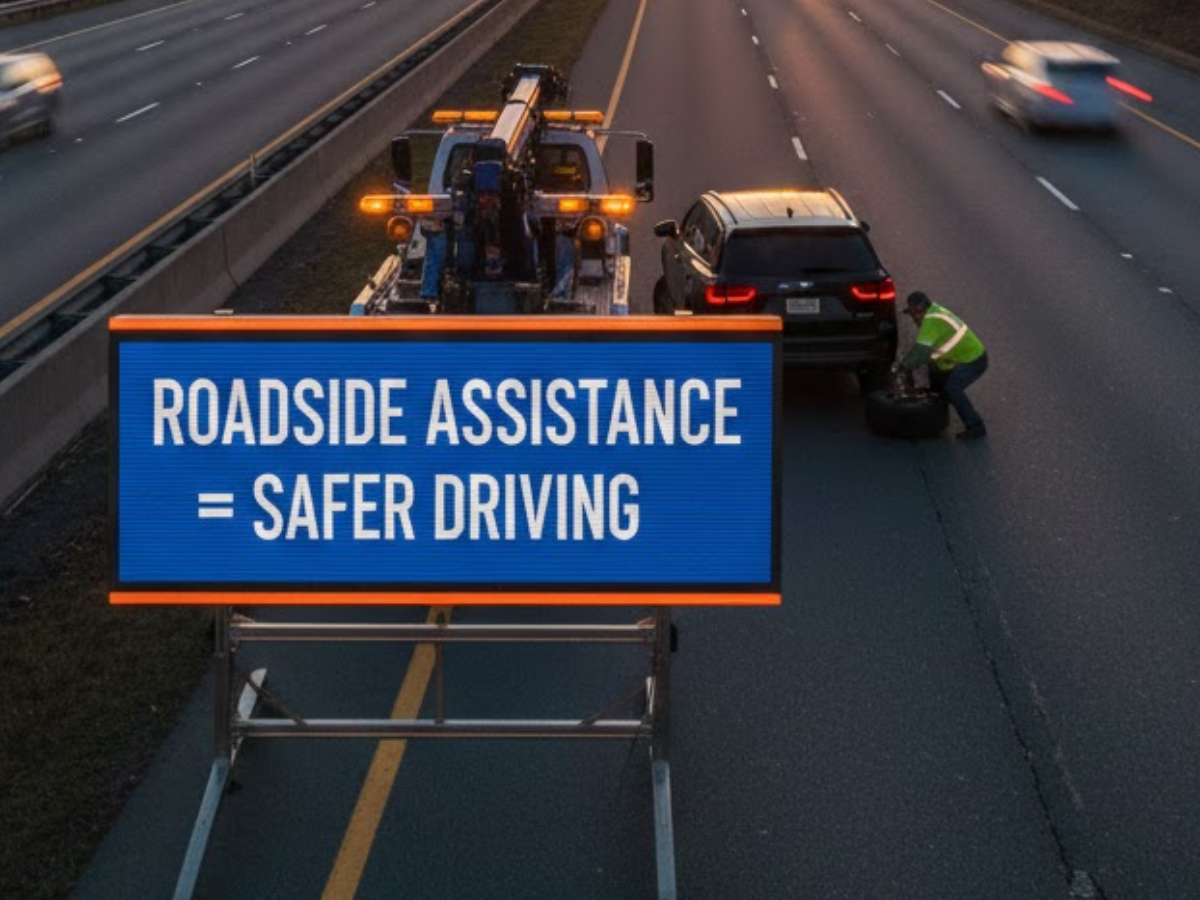How Roadside Assistance Supports Safer Driving? 