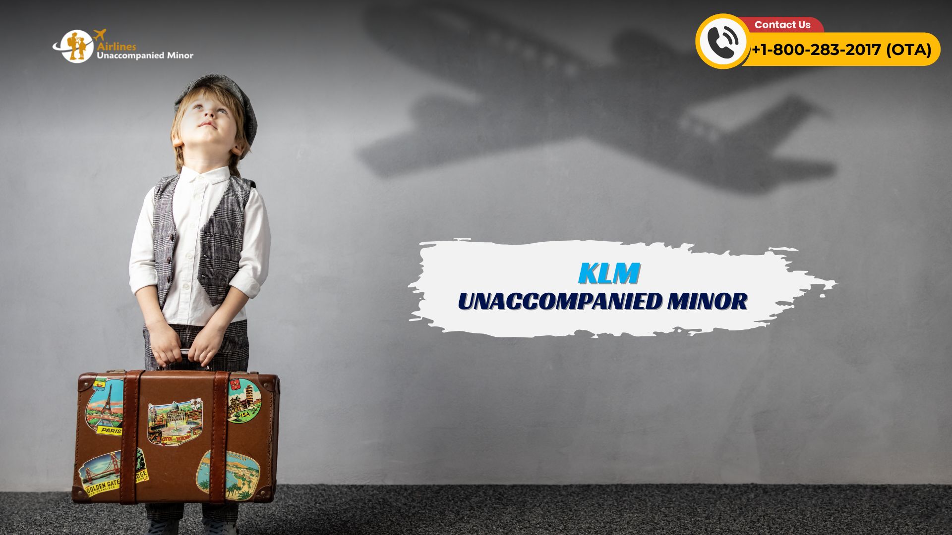 What is KLM's unaccompanied minor policy?