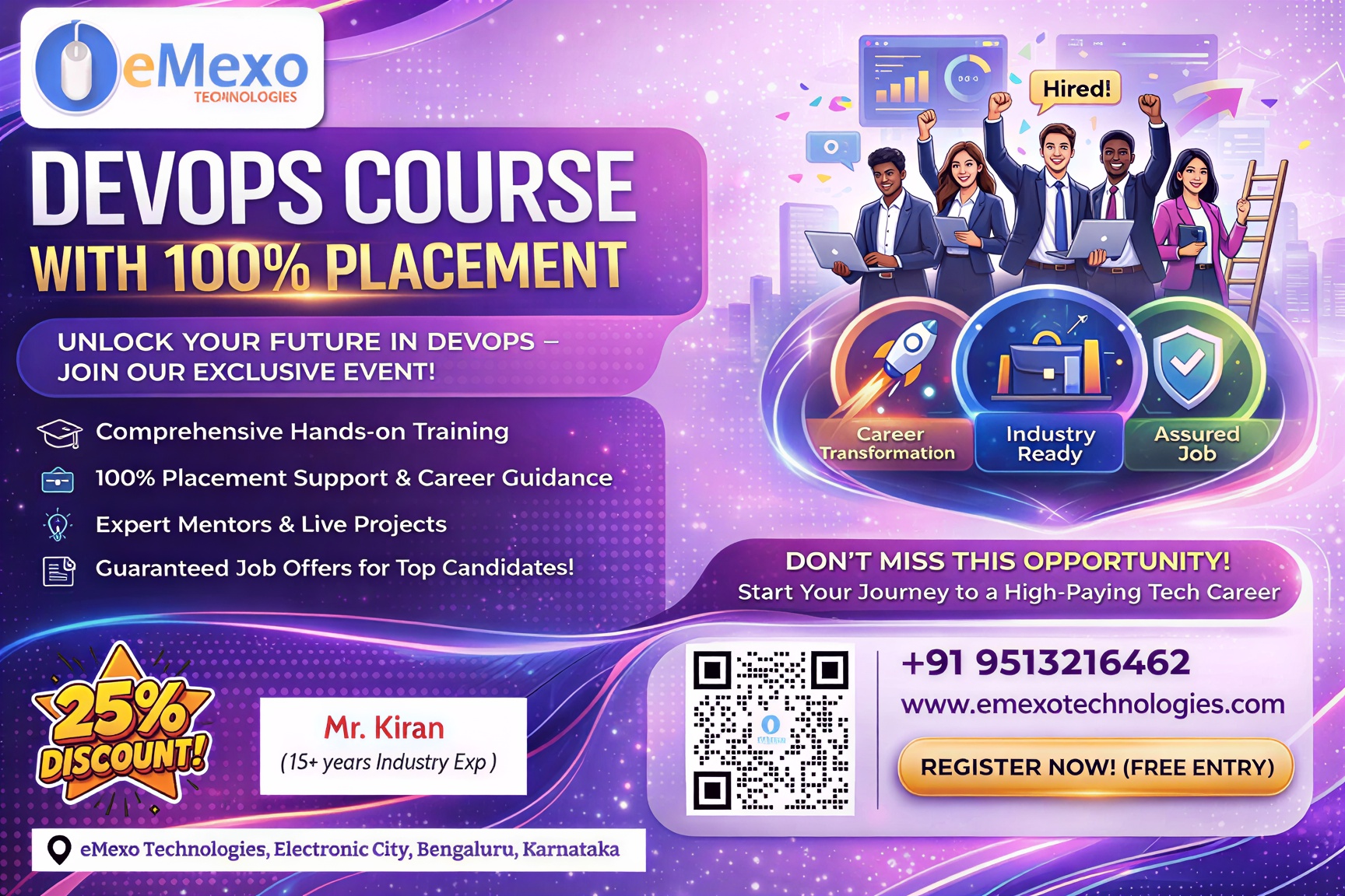 2026 DevOps Training in Electronic City: Industry Demand Surges 34% as Placement-Focused Programs Deliver 73% Results