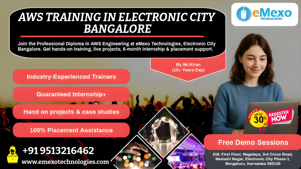 AWS Training in Electronic City– Build Your Cloud Career with eMexo Technologies