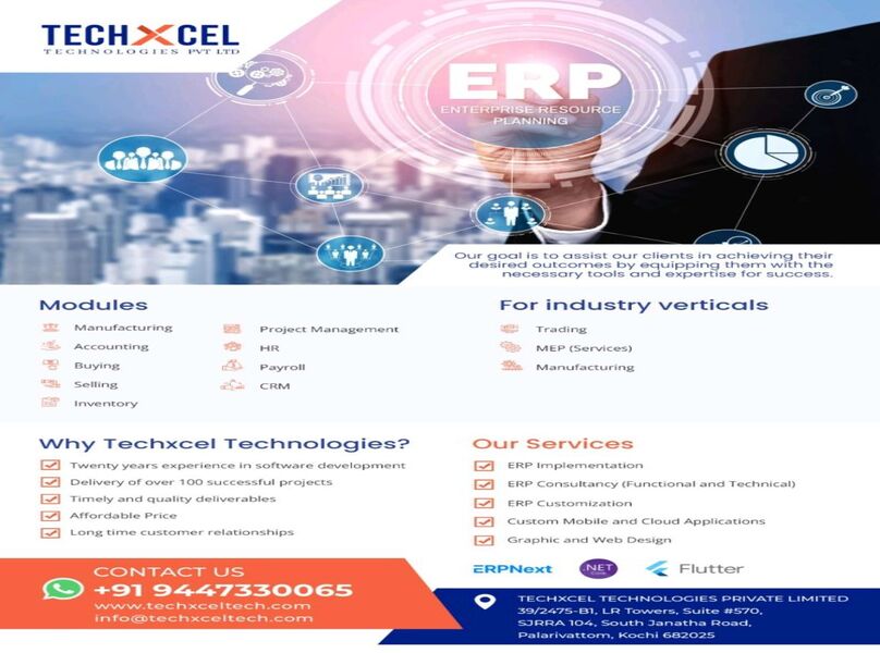 Maximizing Success through ERP Solutions: A Guide by TechXcel