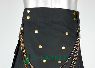 Detachable Pockets Fashion Kilt