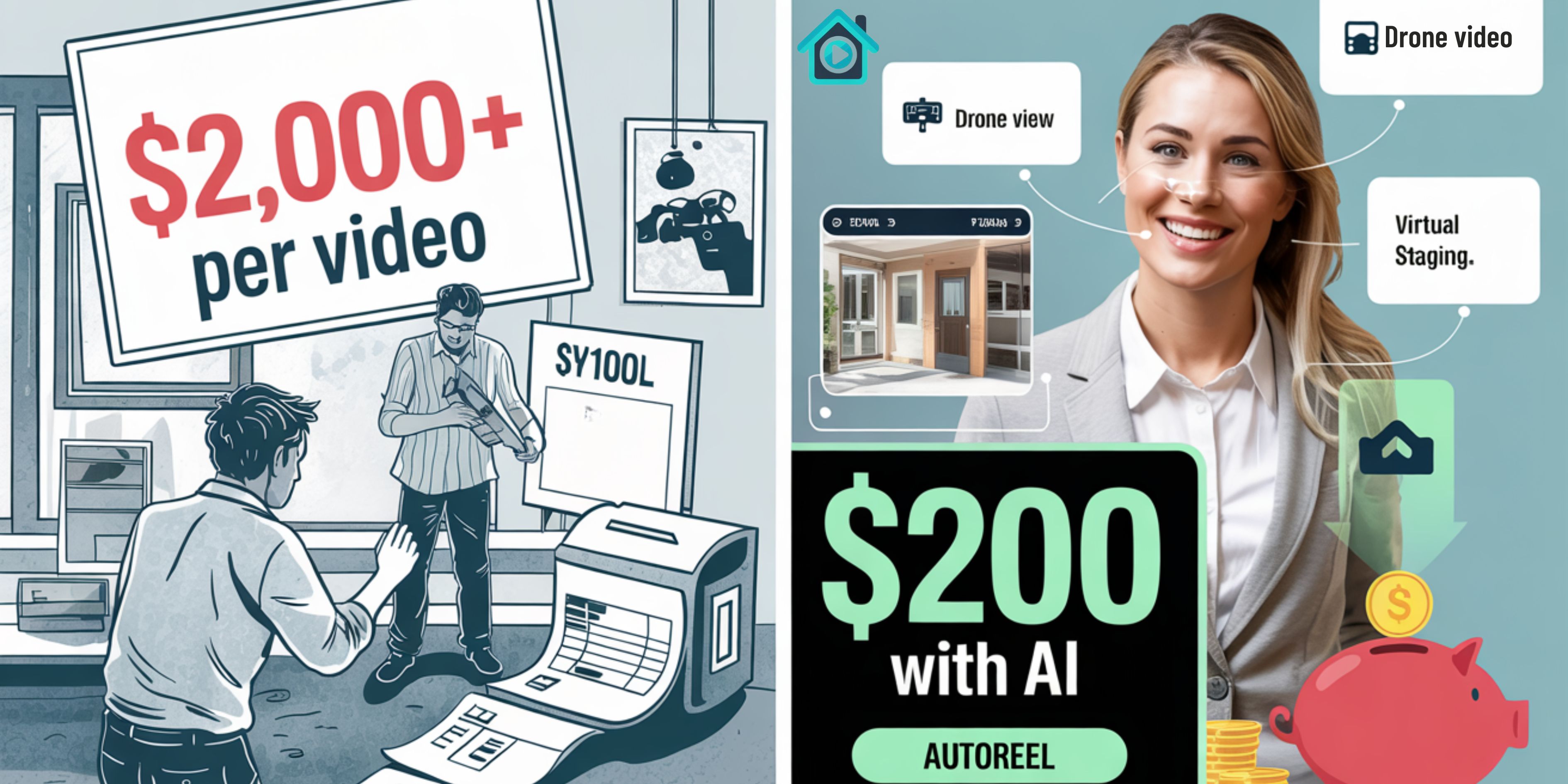 From  2 K t o 2Kto200: How AI Cuts Videography Costs