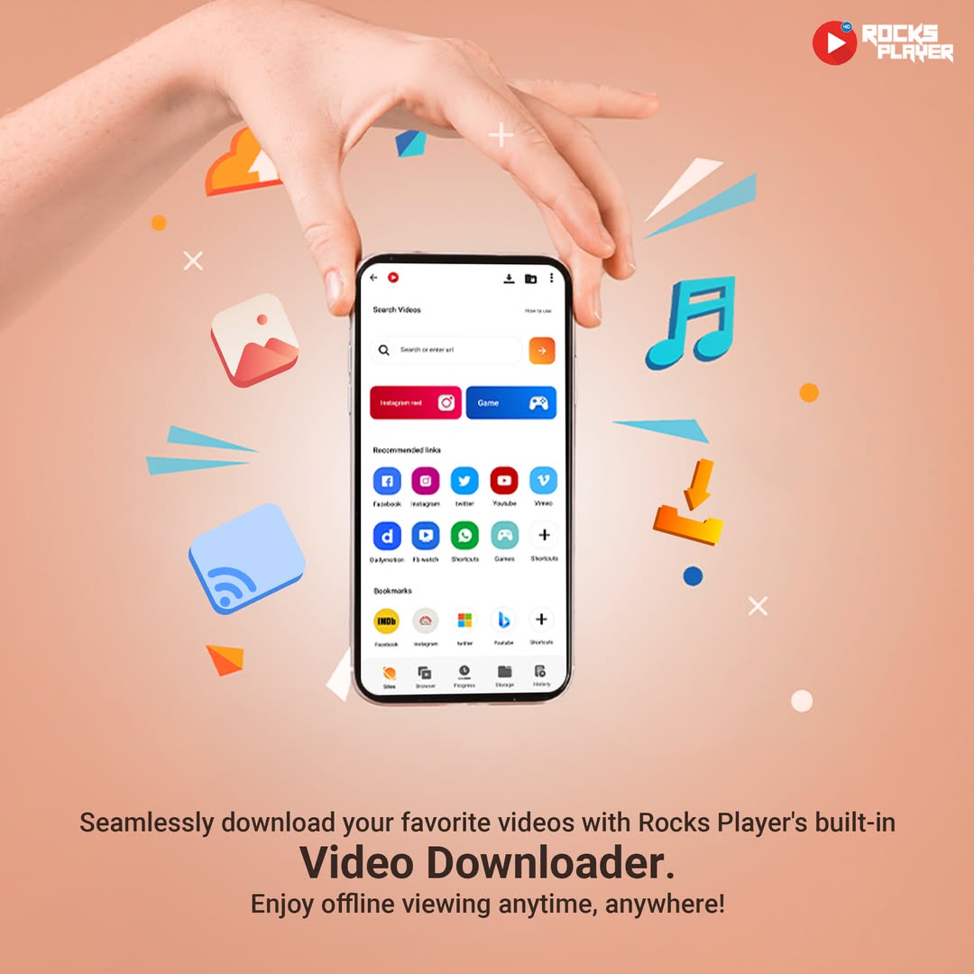 Rocks Video Player – Your Ultimate Video Player & Smart Video Downloader for Android
