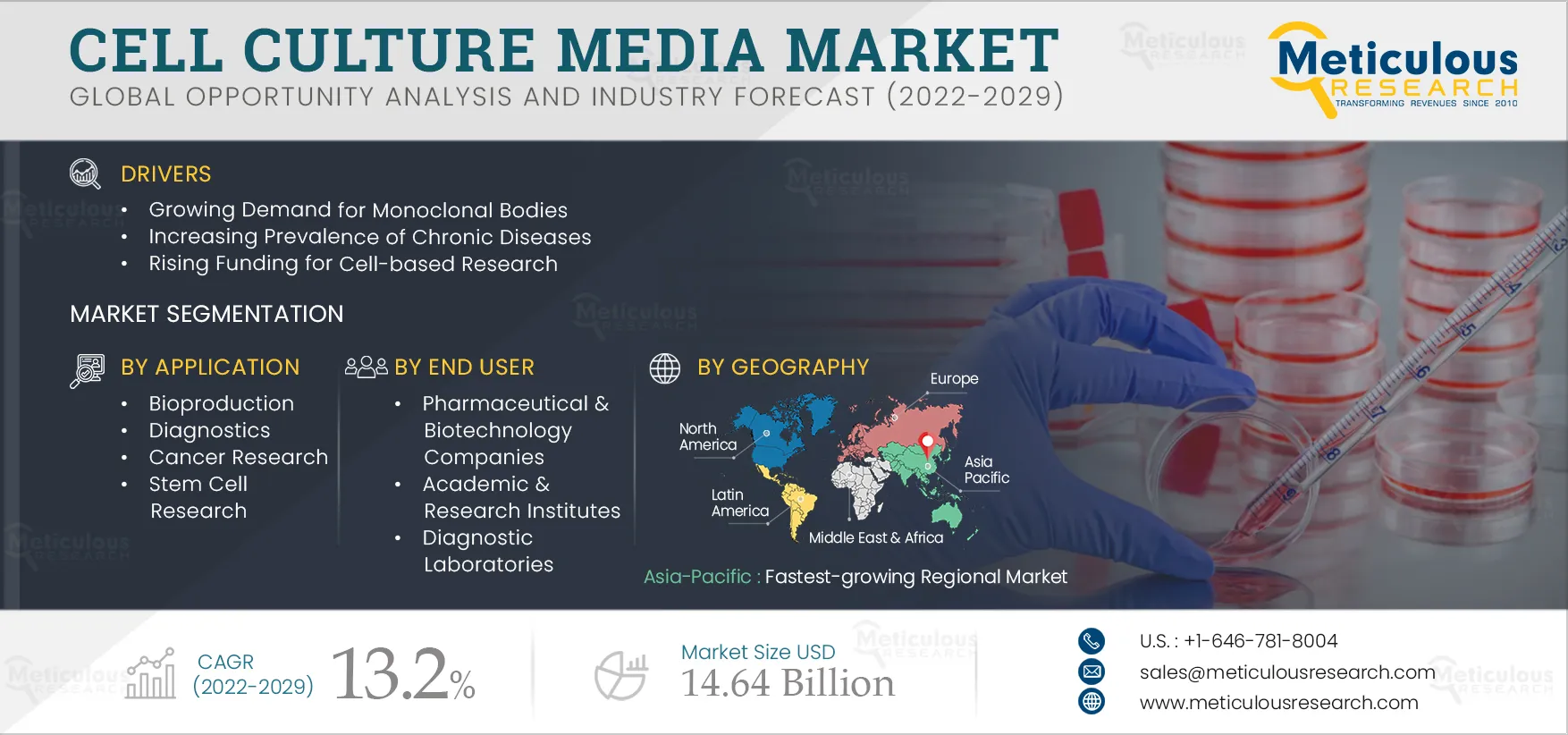Cell Culture Media Market Worth $14.64 billion by 2029
