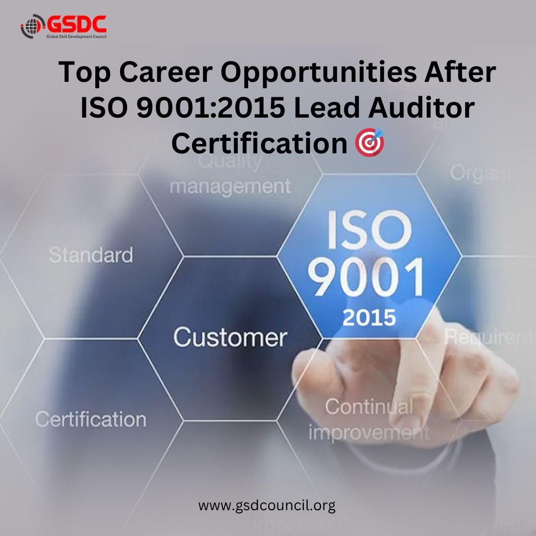 Top Career Opportunities After ISO 9001:2015 Lead Auditor Certification 🎯