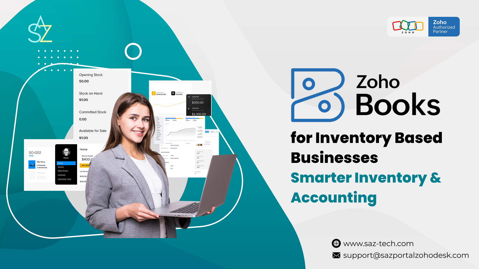 Zoho Books for Inventory-Based Businesses: Smarter Inventory and Accounting in One