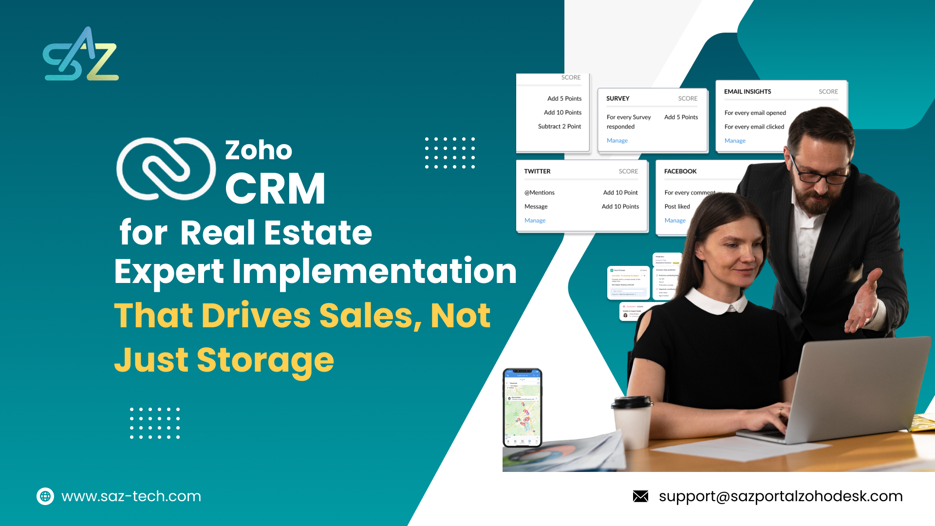 Zoho CRM for Real Estate: Expert Implementation That Drives Sales, Not Just Storage