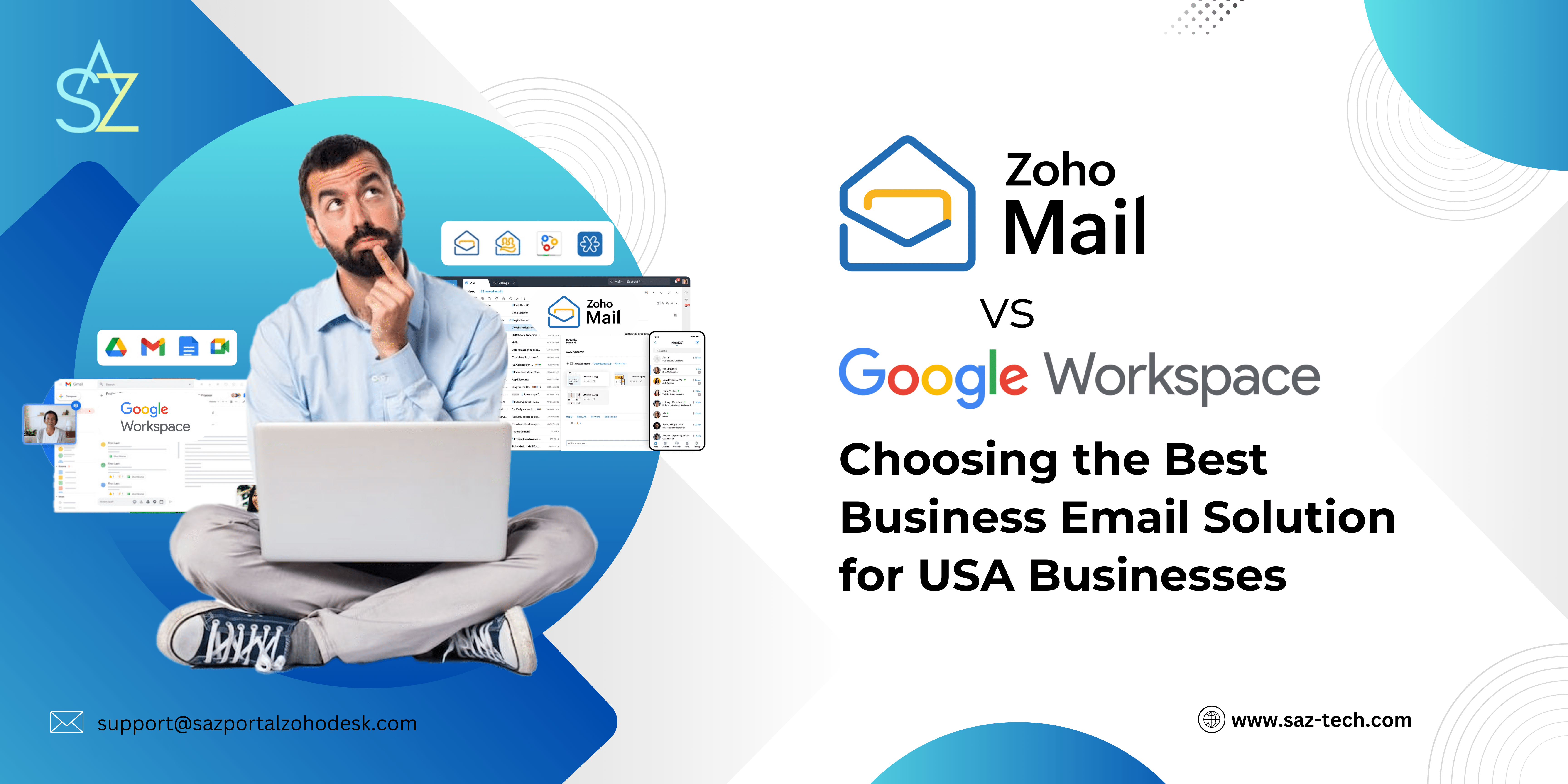 Zoho Mail vs. Google Workspace: Choosing the Best Business Email Solution for USA Businesses