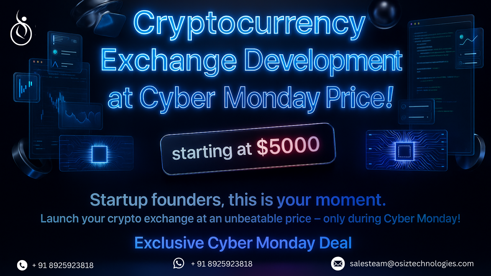 Unlock Top-Tier Crypto Development for Only $2500 – Cyber Monday!