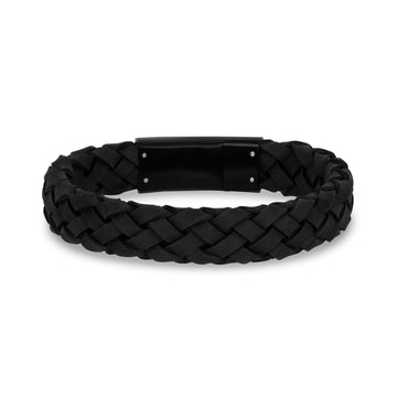 Rugged Elegance: Brown Leather Bands and Cross Pendants for Men