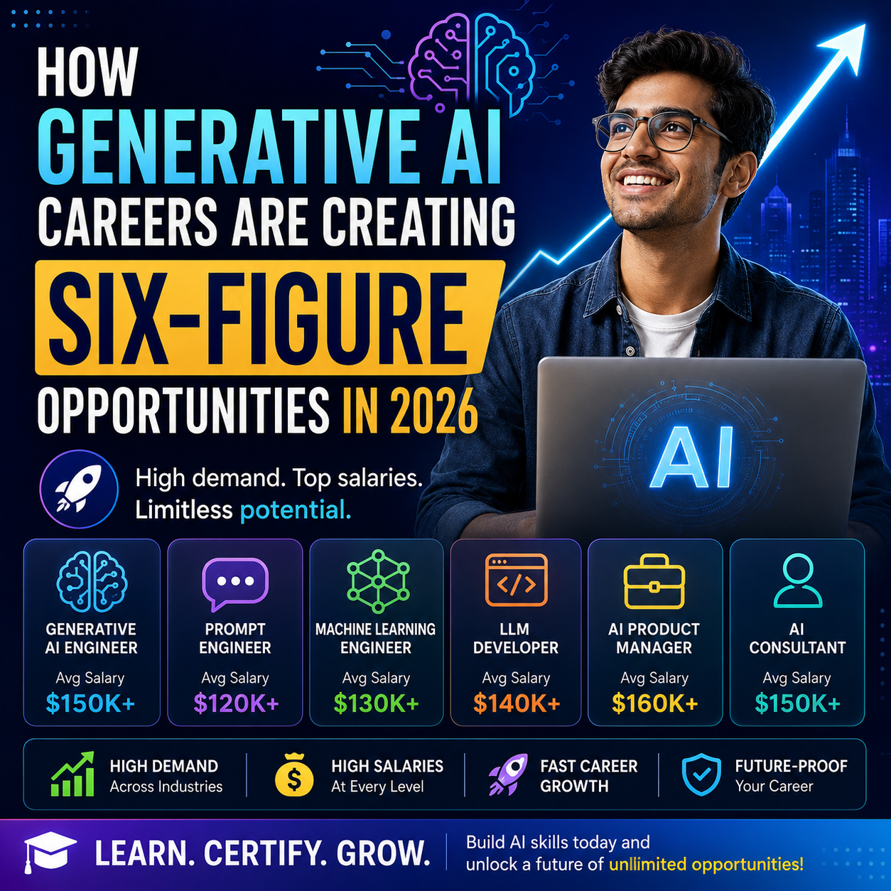 How Generative AI Careers Are Creating Six-Figure Opportunities in 2026