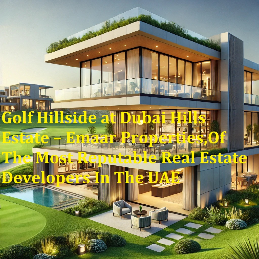 Golf Hillside at Dubai Hills Estate: Emaar Properties